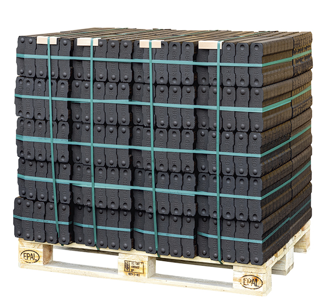 150kg Rekord Kohlebriketts im 10kg Folienbag Brix der TOP Gluthalter Braunkohle 
